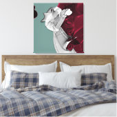 Digital Art Abbildung Leinwanddruck (Insitu (Schlafzimmer))