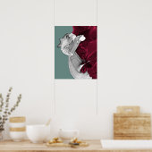 Digital Art Abbildung Poster (Küche)