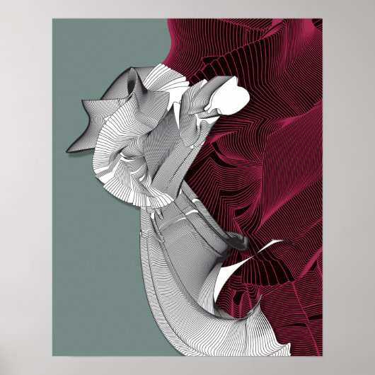 Digital Art Abbildung Poster (Vorne)