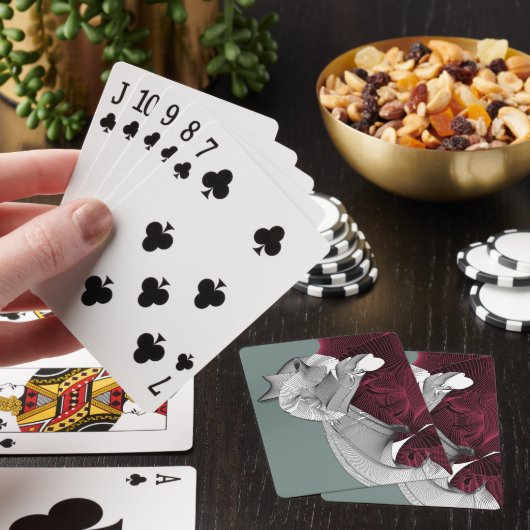 Digital Art Abbildung Spielkarten (In Situ)