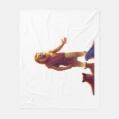 🦁 Digital Art Character Design - King Lion. Fleecedecke (Vorderseite)