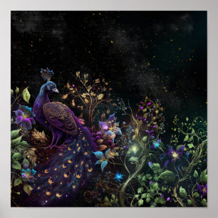 Digital Art Design von Dark Peacock 9 Poster