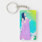 Digital Art Keychain Schlüsselanhänger (Vorderseite)
