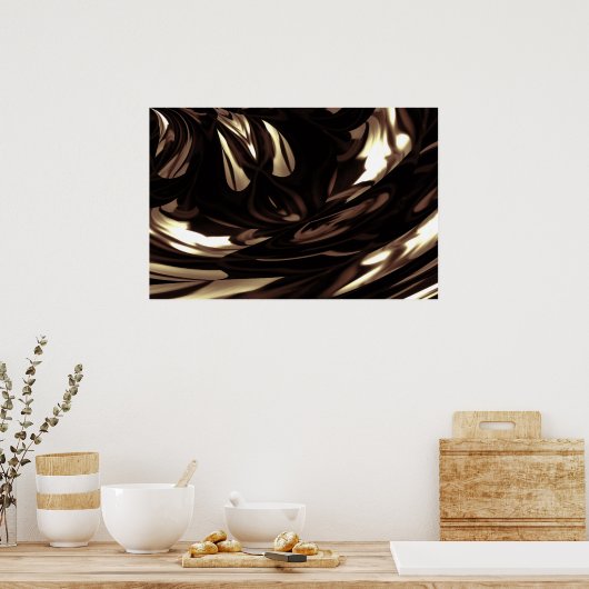 Digital Art Poster Print - Virtual Art Malerei (Küche)