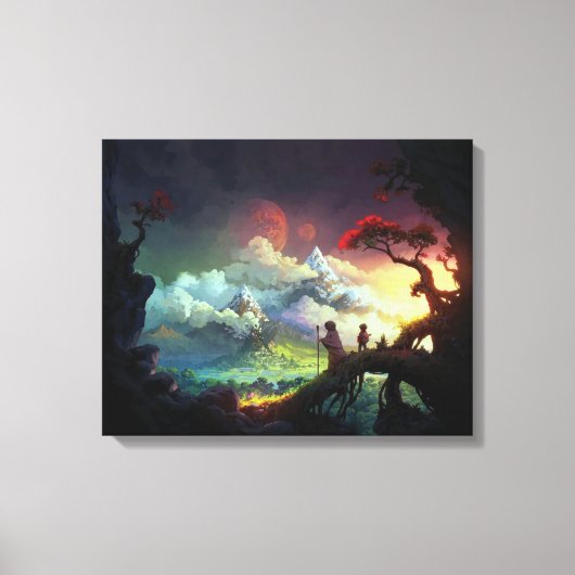 Digital Art Premium Wrapped Canvas (Gloss) Leinwanddruck (Vorderseite)