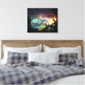 Digital Art Premium Wrapped Canvas (Gloss) Leinwanddruck (Insitu (Schlafzimmer))