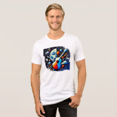 Digital Art T - Shirt - Digital Bloom (Vorderseite voll)