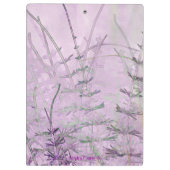Digital Art Wild Horsetail Zwischenablage Klemmbrett (Rückseite)
