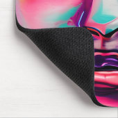 Digital Art Women's Face AI Generated Lady's Face Mousepad (Ecke)