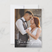 [Digital Avail.] Liebe Herzenshochzeit Dankeschön- Einladung (Vorderseite)