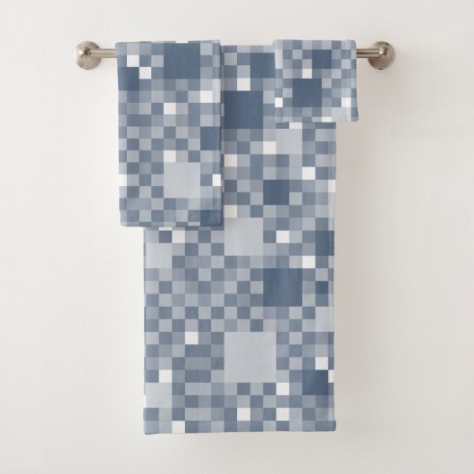 Digital Avio Pixel Little Squares Badhandtuch Set (Insitu)