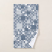 Digital Avio Pixel Little Squares Badhandtuch Set (Handtuch)