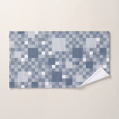 Digital Avio Pixel Little Squares Badhandtuch Set (Handtuch)