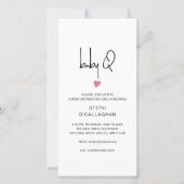 Digital Baby Girl GRILLEN Duschhandy Ankündigung (Vorderseite)