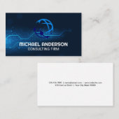 Digital Background | Global Logo Visitenkarte (Vorne/Hinten)