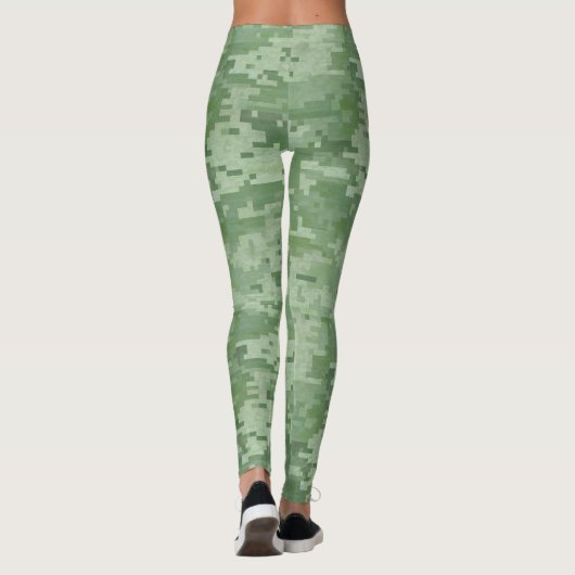 Digital Bamboo Camo Leggings (Rückseite)
