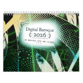 Digital Baroque 2026 Calendar Kalender (Titelbild)