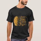 Digital Bitcoin Matrix Design T-Shirt (Vorderseite)