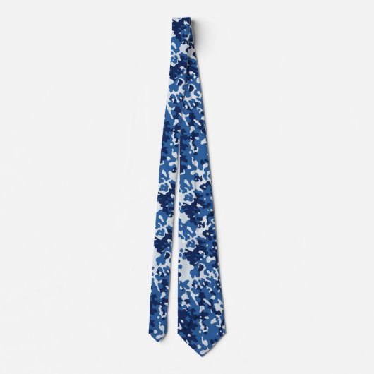 Digital Blue Camouflage Krawatte (Rückseite)