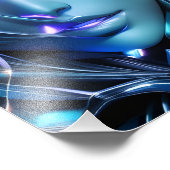 Digital Blue Fotodruck (Ecke)
