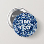 Digital Blue Military Pattern Button (Vorne & Hinten)