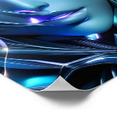 Digital Blue Poster (Ecke)