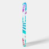 Digital Blue Turquoise Pink Gefärbte Krawatte iPho Case-Mate iPhone Hülle (Rückseite / Rechts)