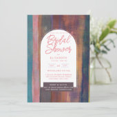 DIGITAL Brautparty Einladung Urban Modernes Abstra (Stehend Vorderseite)