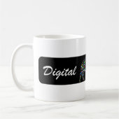 Digital-Büffel-Kaffee-Tasse Kaffeetasse (Links)