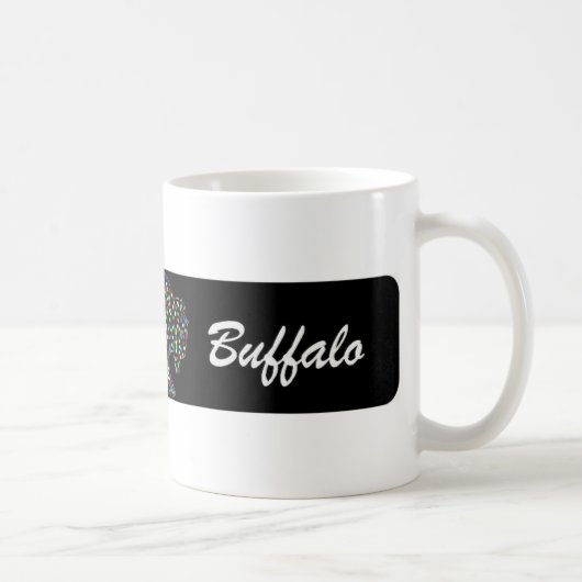 Digital-Büffel-Kaffee-Tasse Kaffeetasse (Rechts)