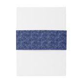 Digital Camo Blue KEEP CALM AND Your Creative Text Einladungsbanderole (Rückseitenbeispiel)