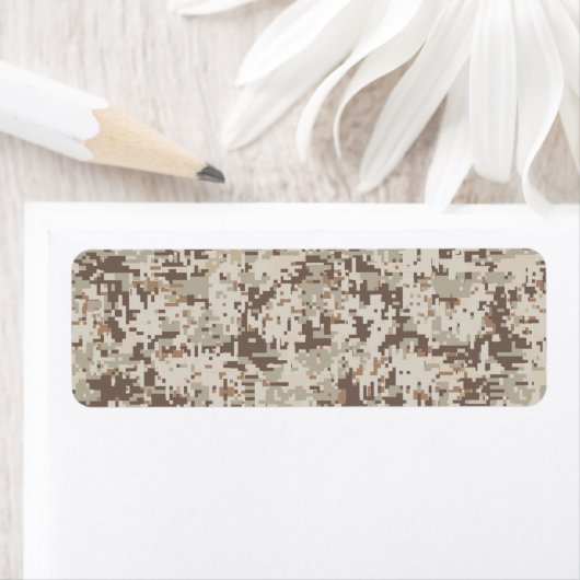 Digital Camouflage Beige Dekoration (Insitu)