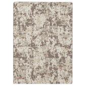 Digital Camouflage Beige Dekoration Klemmbrett (Rückseite)