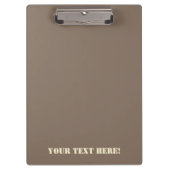 Digital Camouflage Beige Dekoration Klemmbrett (Vorderseite)