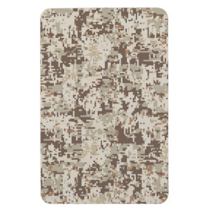Digital Camouflage Beige Dekoration Magnet