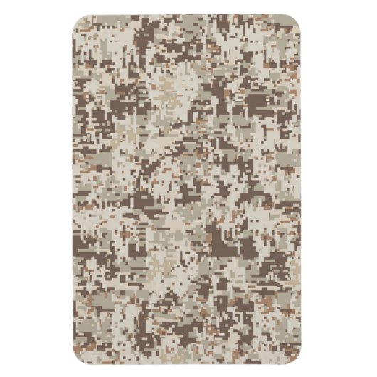 Digital Camouflage Beige Dekoration Magnet (Vertikal)