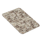 Digital Camouflage Beige Dekoration Magnet (Rechte Seite)