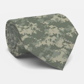 Digital Camouflage Neck Tie Krawatte (Gerollt)
