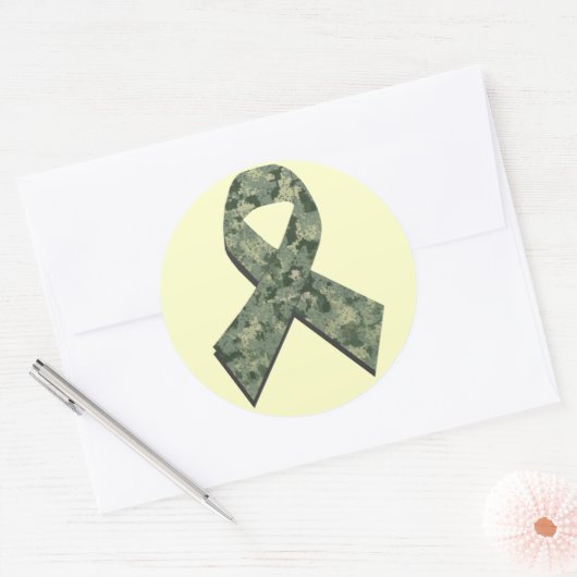 Digital Camouflage Ribbon Aufkleber (Umschlag)