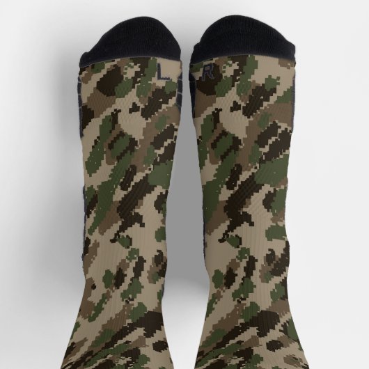 Digital Camouflage Socken (Oben)
