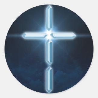 Digital Christlich - Digital Cross Aufkleber Decal