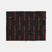 Digital Clock Good Morgenkaffee Tasse Früher Vogel Fleecedecke (Vorderseite (Horizontal))