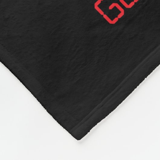 Digital Clock Good Morgenkaffee Tasse Früher Vogel Fleecedecke (Ecke)