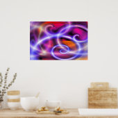 Digital Computer Art Posters - Abstrakte Prints Poster (Küche)