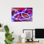 Digital Computer Art Posters - Abstrakte Prints Poster (Heimbüro)