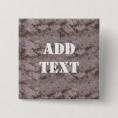 Digital Desert Camouflage Button (Vorderseite)