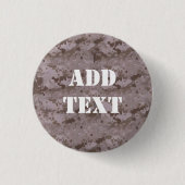 Digital Desert Camouflage Button (Vorderseite)