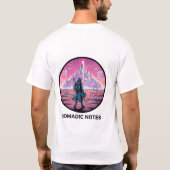 Digital Desert Wanderer DJ T-Shirt (Rückseite)