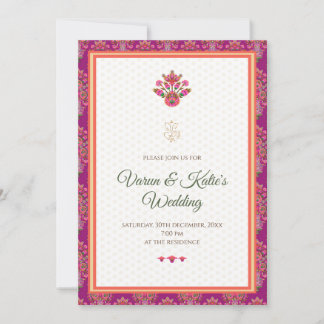 Digital Desi Wedding Card & Indian Wedding laden e Einladung