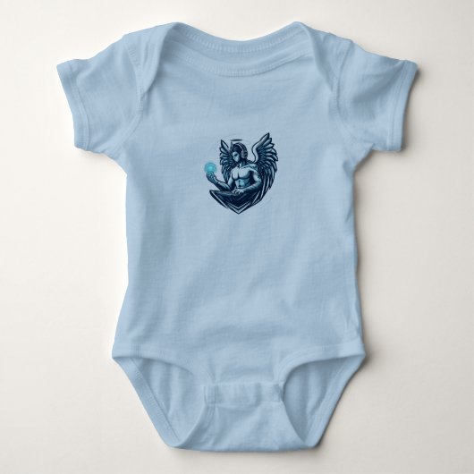 Digital Devil Angel: Sportwächter Baby Strampler (Vorderseite)